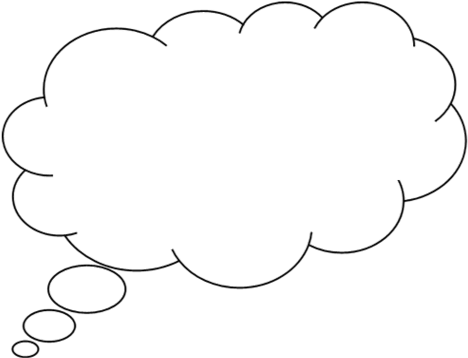 Transparent Png Stickpng Download - Transparent Background Thought Bubble Png (475x380)