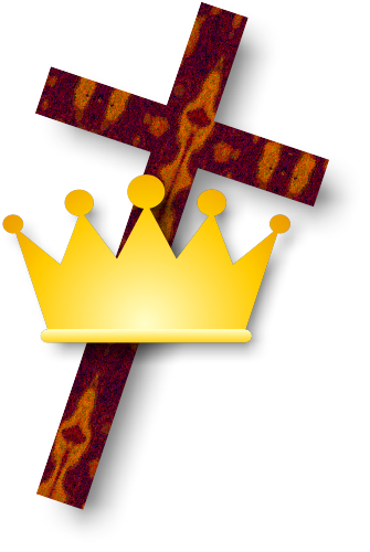 Salib Dan Mahkota Adalah Simbol Yang Akrab Di Gereja-gereja - Christianity Crown And Cross (335x500)