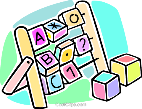 Blocks Royalty Free Vector Clip Art Illustration - Blocks Royalty Free Vector Clip Art Illustration (480x370)