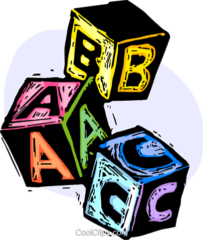 Building Blocks Royalty Free Vector Clip Art Illustration - Beyond Learning Preschool (407x480)