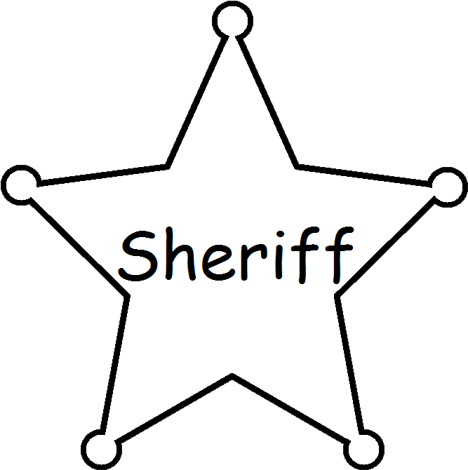 Clipart Star Sherrif - Skate Stickers Logos (682x693)