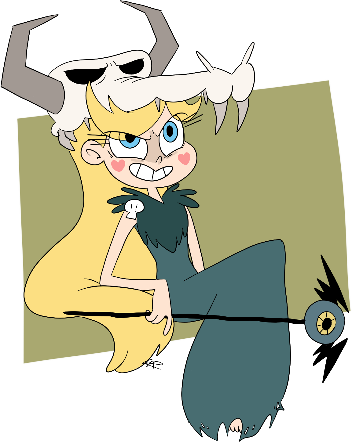 7 Point Star Clipart - Svtfoe Role Reversal Au (1280x1483)