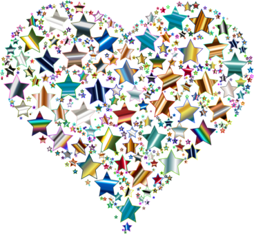 Star Computer Icons Drawing Heart - Clip Art (368x340)