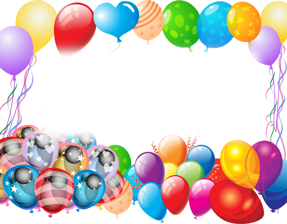 Hot Air Balloon Party Greeting & Note Cards Birthday - Hot Air Balloon Party Greeting & Note Cards Birthday (958x750)