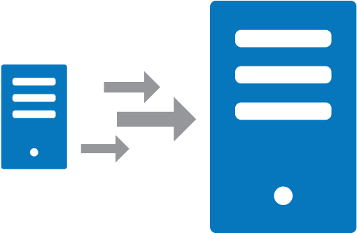 Migration Clipart Server - Data Migration Icon Png (513x513)