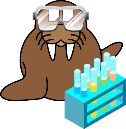 Mark Your Calendars - Cartoon Walrus Shower Curtain (418x428)