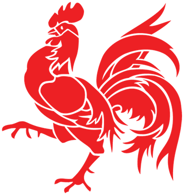 People Celebrating New Year S Eve Clipart - Year Of The Rooster Png (400x400)