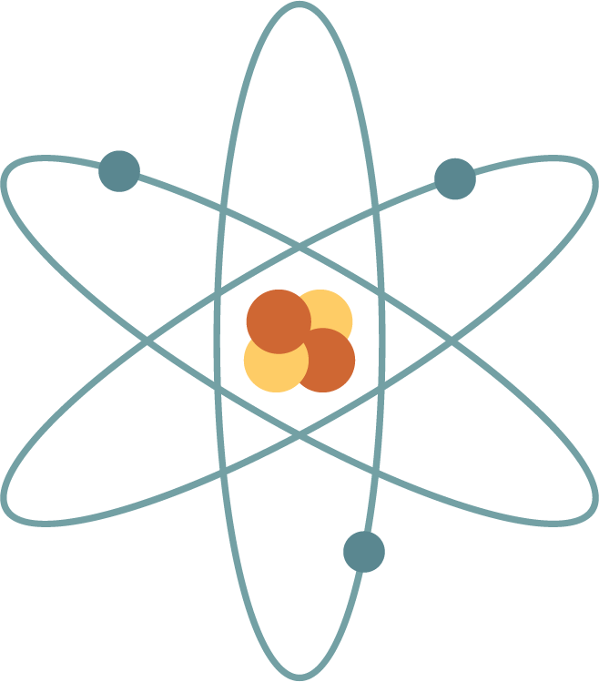 Play Activity Science Carla, Claudia, Alejandro And - Model Of An Atom No Labels (658x749)