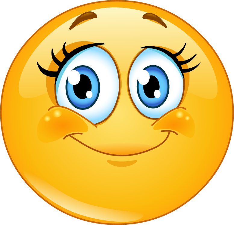 Girl Smiley Face Png (777x748)