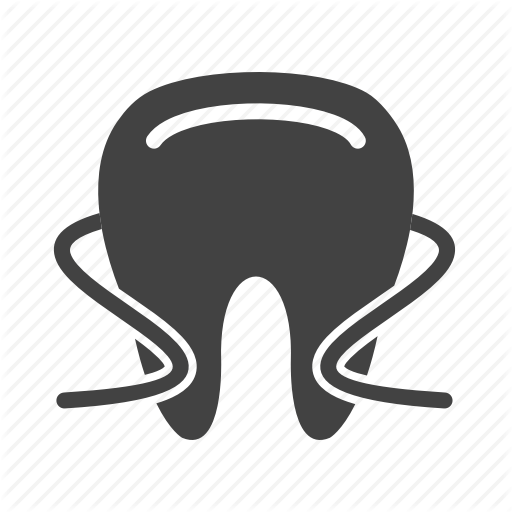 Svg Royalty Free Download Dentist Equipment Glyph Black - Flossing Icon (512x512)