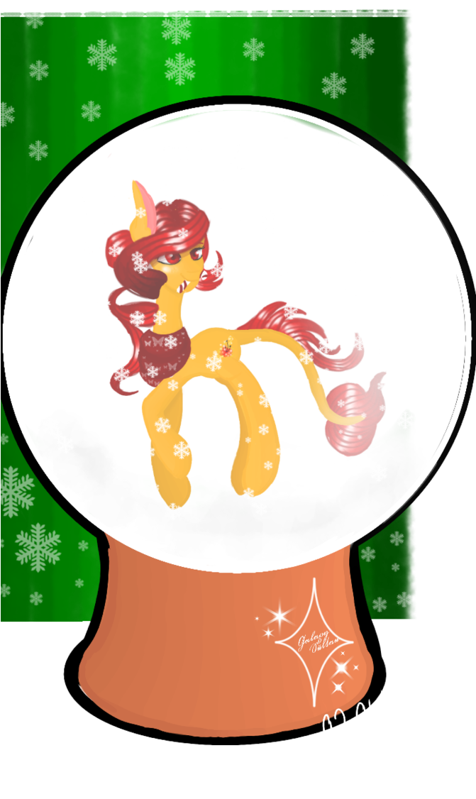 Fira In A Snow - Cartoon (670x1191)