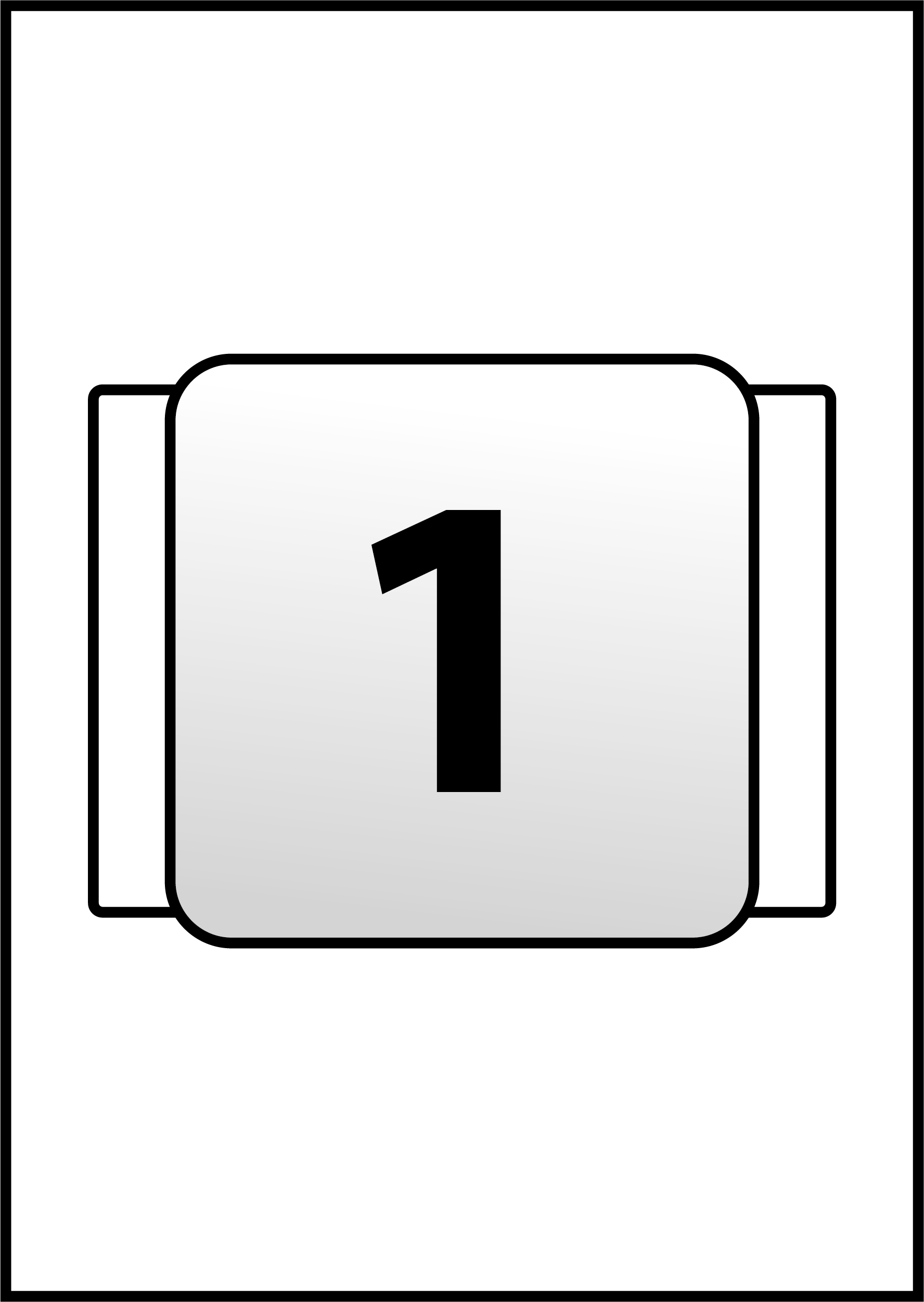 1 Rectangle Label Per A5 Sheet 120 Mm X 85 Mm - 1 Rectangle Label Per A5 Sheet 120 Mm X 85 Mm (1776x2502)