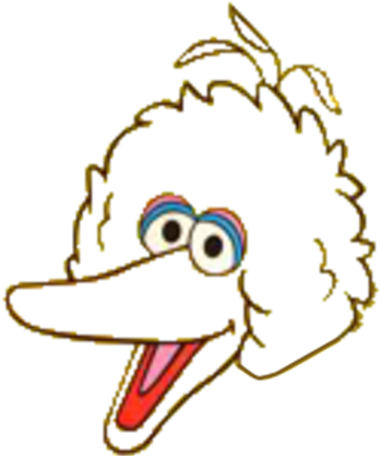 Big Bird Template, A Image By Pilkey2again - Big Bird Sesame Street Png (420x420)