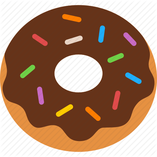Donut Flat Icon (512x512)