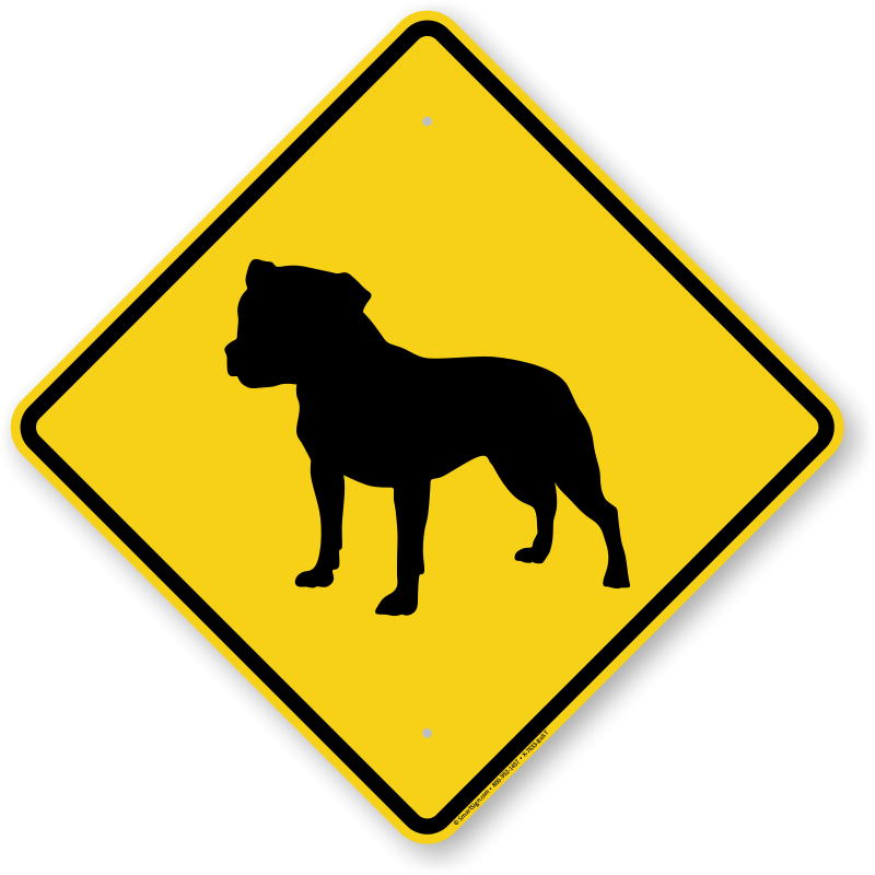 Bull Terrier Symbol Guard Dog Sign - Staffordshire Bull Terrier Tattoo (800x800)