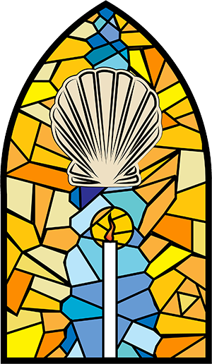 Healing Clipart Sacraments - Catholic Confirmation Stained Glass Window (300x516)