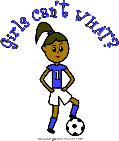 Gifts By Personality - Girls Can Play Football Quotes (600x600)