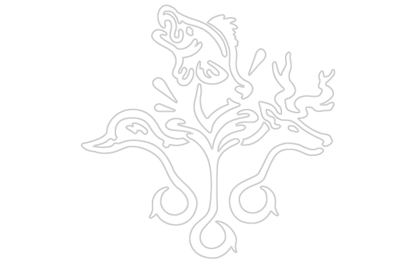 Hunting And Fishing Drawing (584x368)