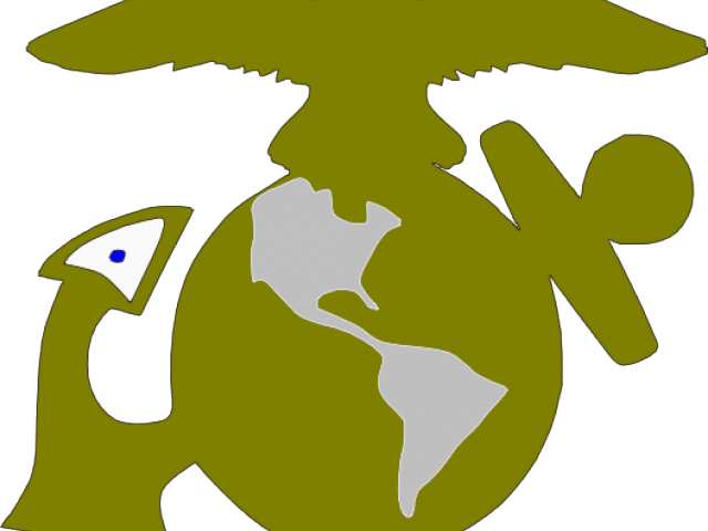 Logo Clipart Usmc - Eagle Globe And Anchor Png (640x480)