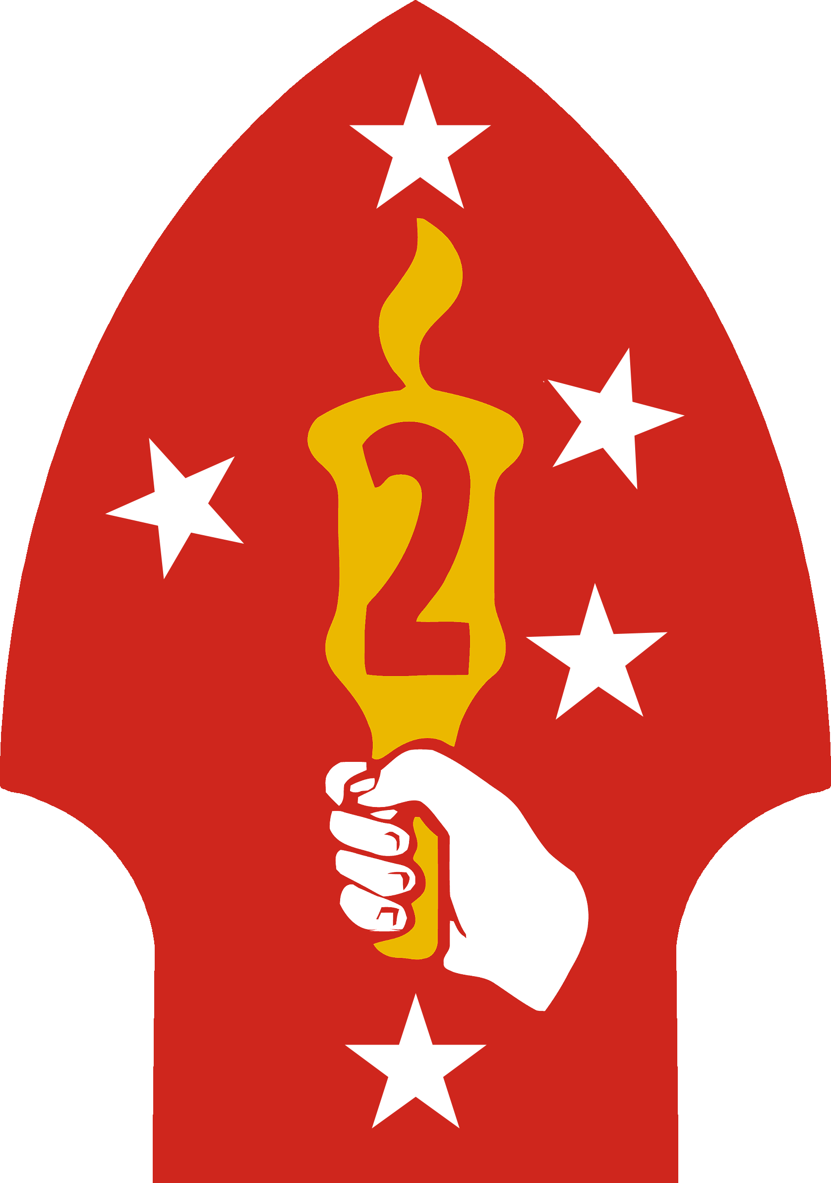 2nd Marine Division - 2nd Marine Infantry Division Sticker (1676x2385)
