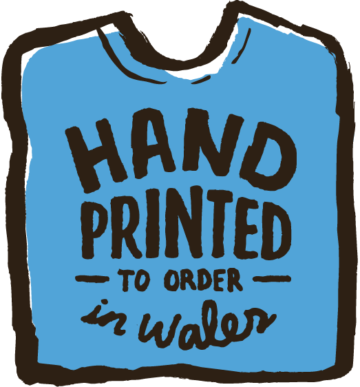 Handprinted To Order In Wales - Handprinted To Order In Wales (523x562)