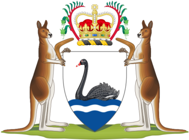 The Coat Of Arms Of The State Of Western Australia - Western Australia Coat Of Arms (400x301)