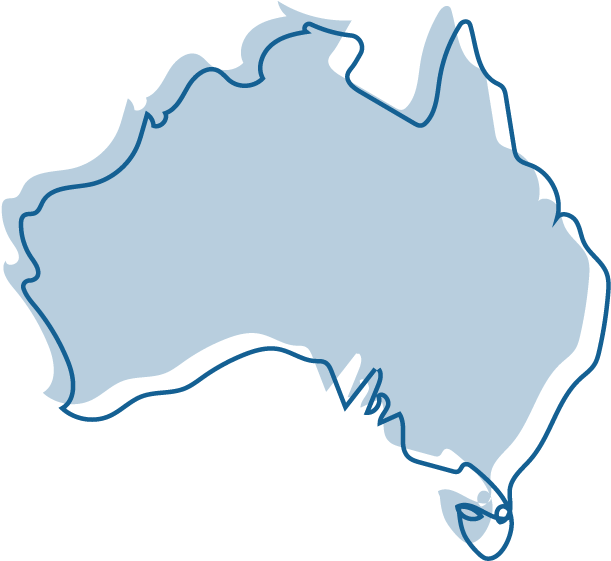 An Illustration Of A Map Of Australia, Fully Coloured - An Illustration Of A Map Of Australia, Fully Coloured (900x601)