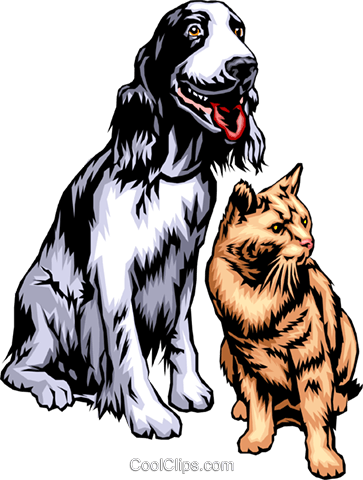 Picture Royalty Free Download At Getdrawings Com Free - Dog And Cat - Best Friends - Watchbuddy Elite Chrome-plated (363x480)
