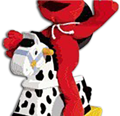 Oscar The Grouch Clipart Ernie And Bert - Elmo On A Horse (640x480)