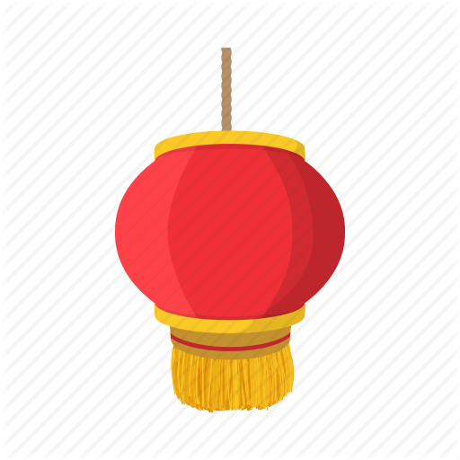 Oriental Clipart Chinese Lamp - Lantern Cartoon (512x512)