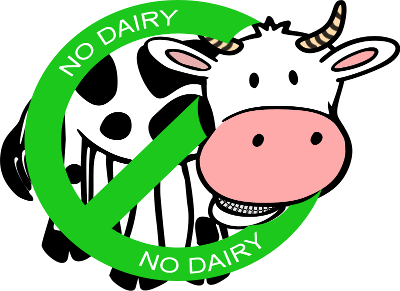 Food Sensitivity Awareness Dairy - Moo Cow Cartoon Pillow Case (800x583)