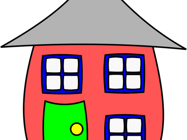 Bungalow Clipart Hometime - Free Clipart House (640x480)