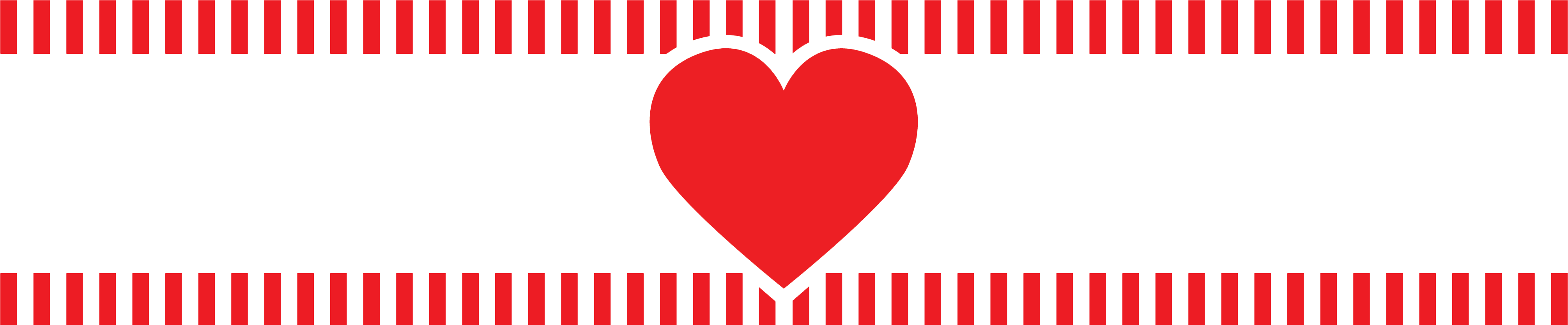 Valentines Day Banner Png - Banner Valentines Day Png (4033x833)