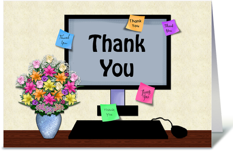 Thank You, Desktop, Administrative Prof Greeting Card - Administrative Professionals Thank You Admins (480x311)