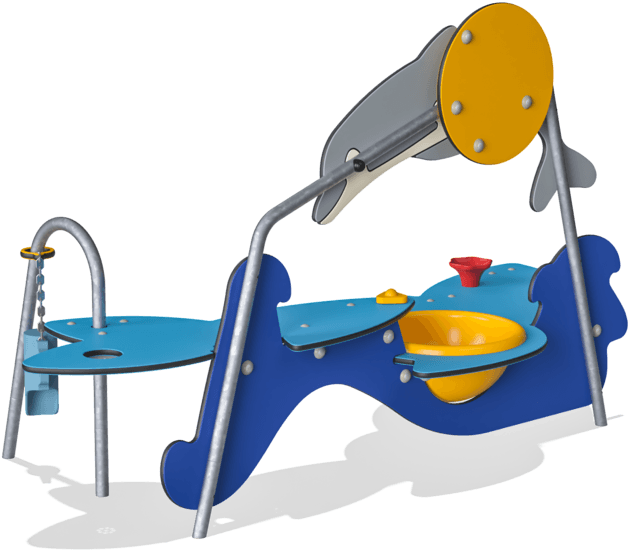 Dolphin Sand And Water Workstation - Water (640x562)