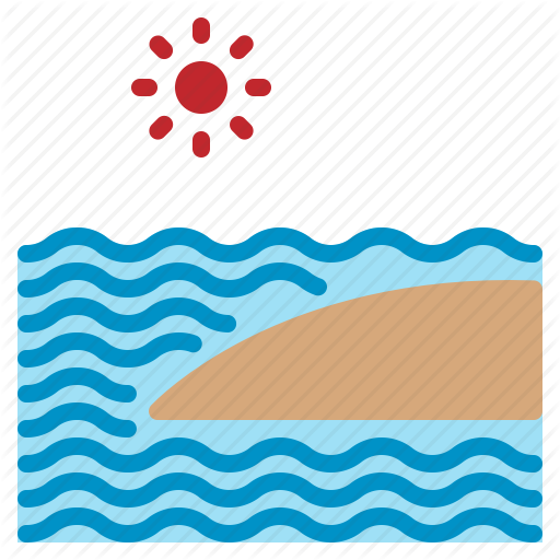Vector Sand Wave - Wave Of Beach Icon (512x512)