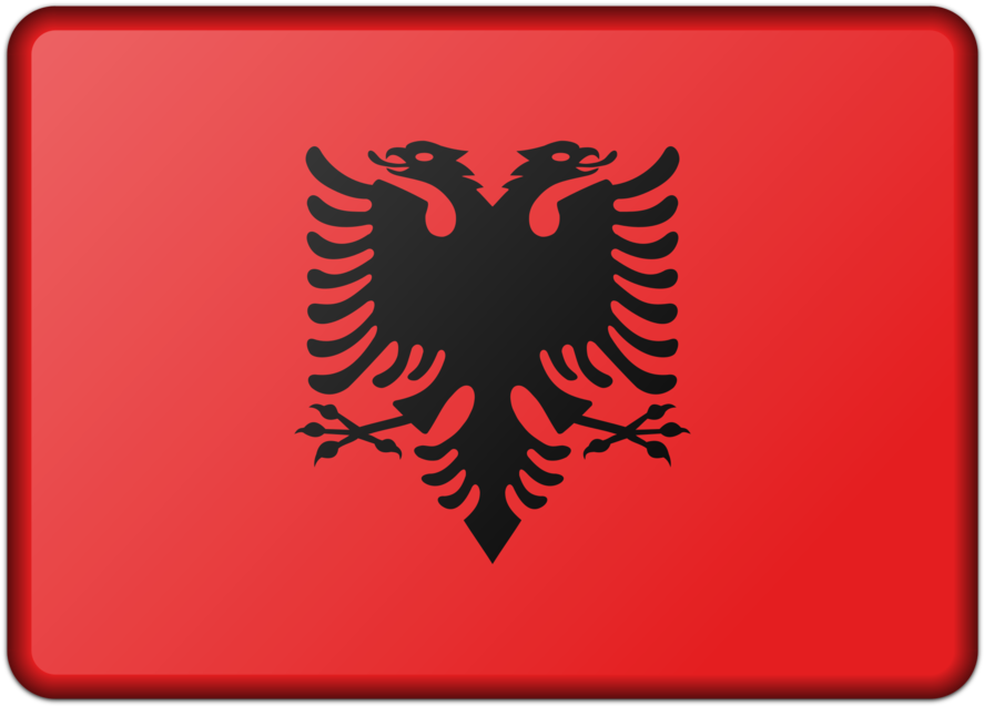 All Photo Png Clipart - Albanian Flag Black And White Png (1050x750)