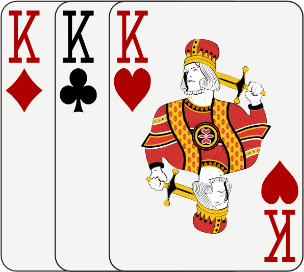 3ofakind - Bild Glas King Of Hearts 90x66cm (837x537)