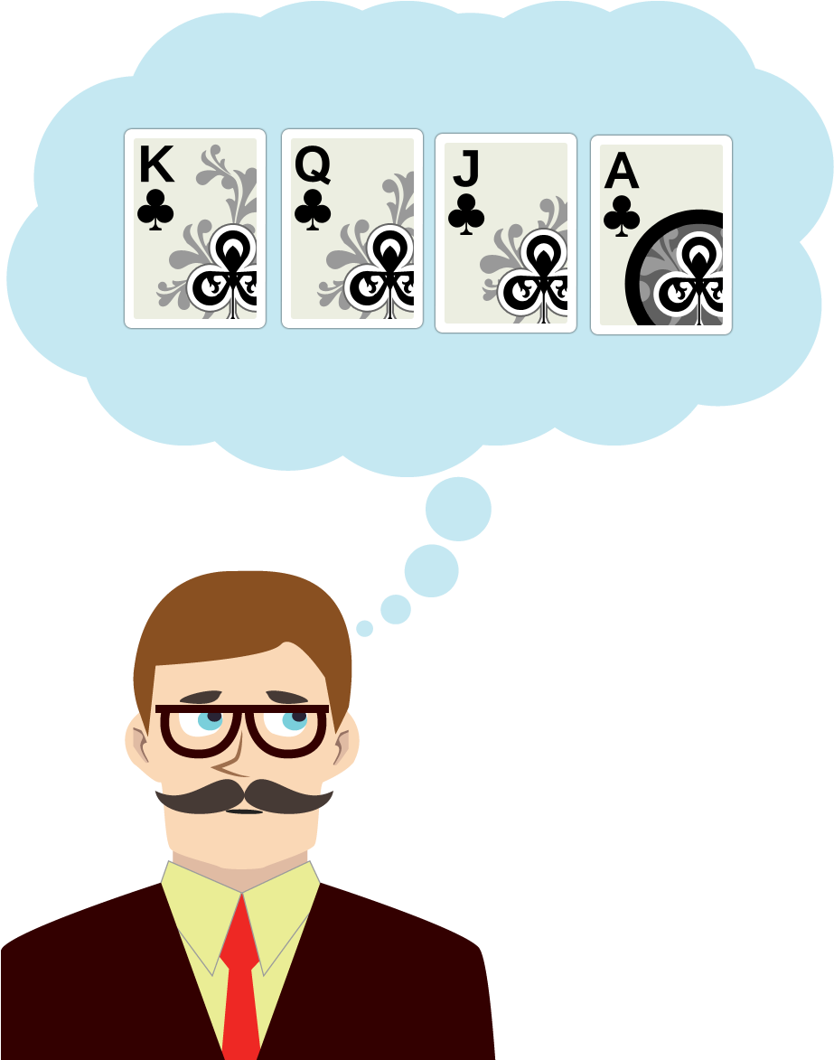 Getting Familiar With The Math Of Poker - Cartoon (940x1183)