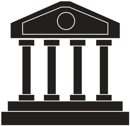 Greek Building Icons By Canva - Vector Graphics (550x550)