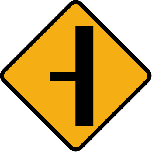 Path Clipart Ahead - Street Signs Sideways T (500x500)