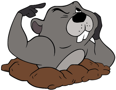 Winnie The Pooh Gopher Coming Out Of His Hole - Winnie The Pooh Gopher Png (400x400)