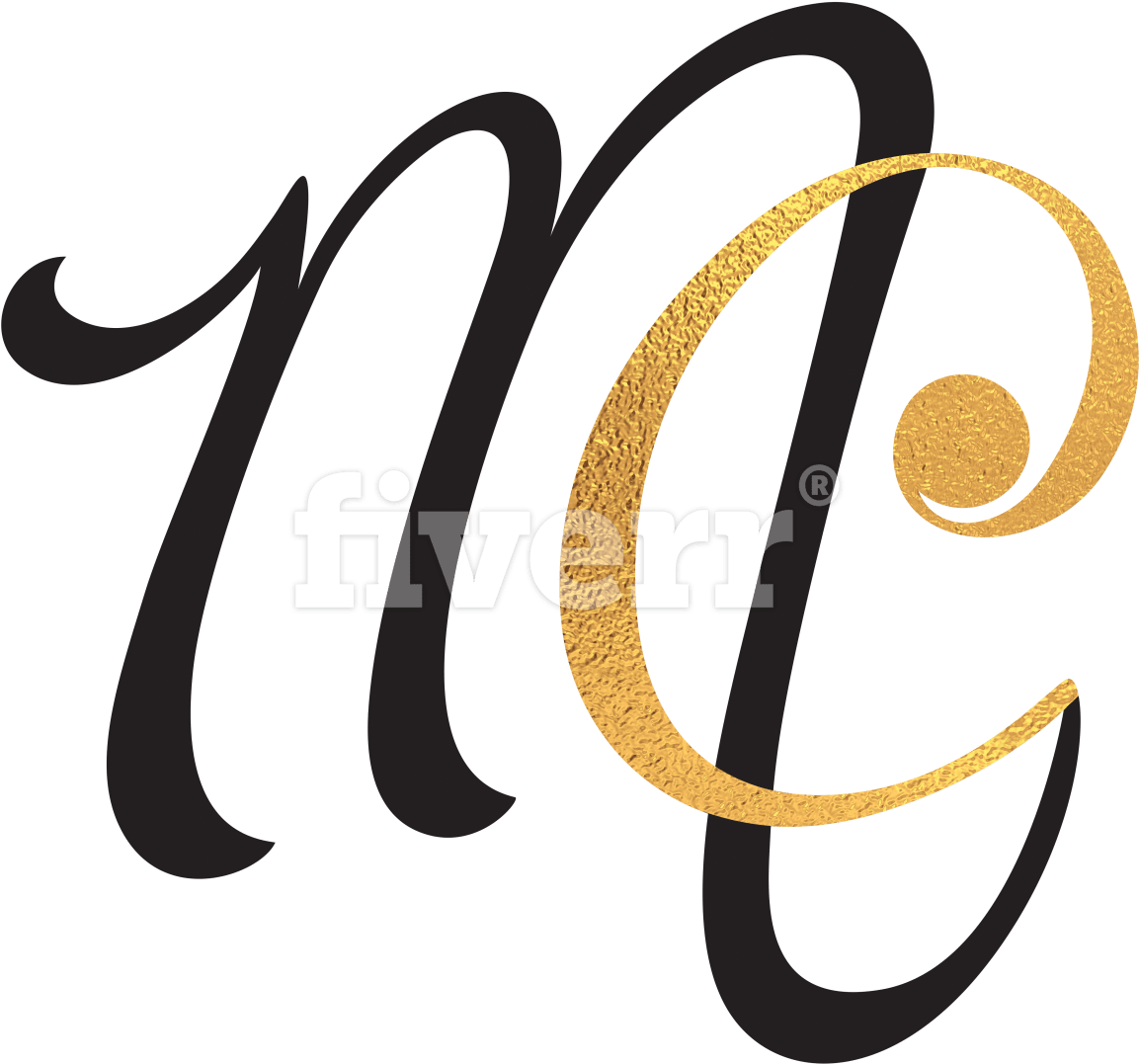 Picture Freeuse Create Realistic Metal Gold And Logo - Calligraphy (1200x1114)