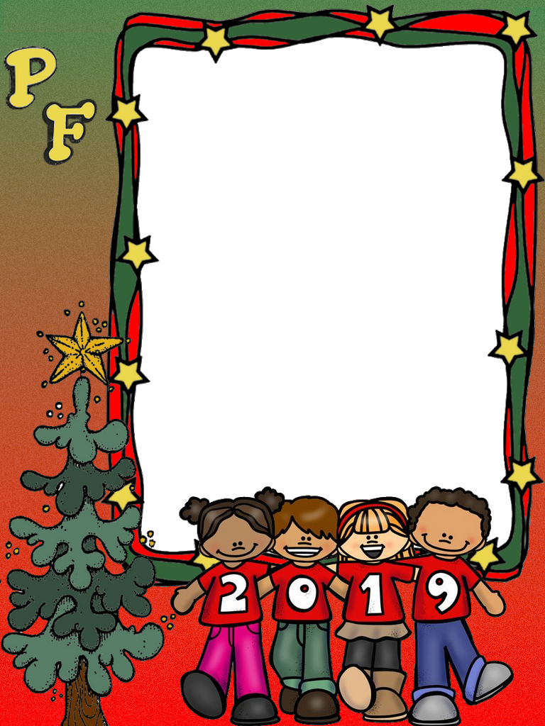 Seasons Of The Year, Borders And Frames, Christmas - Clip Art (768x1024)