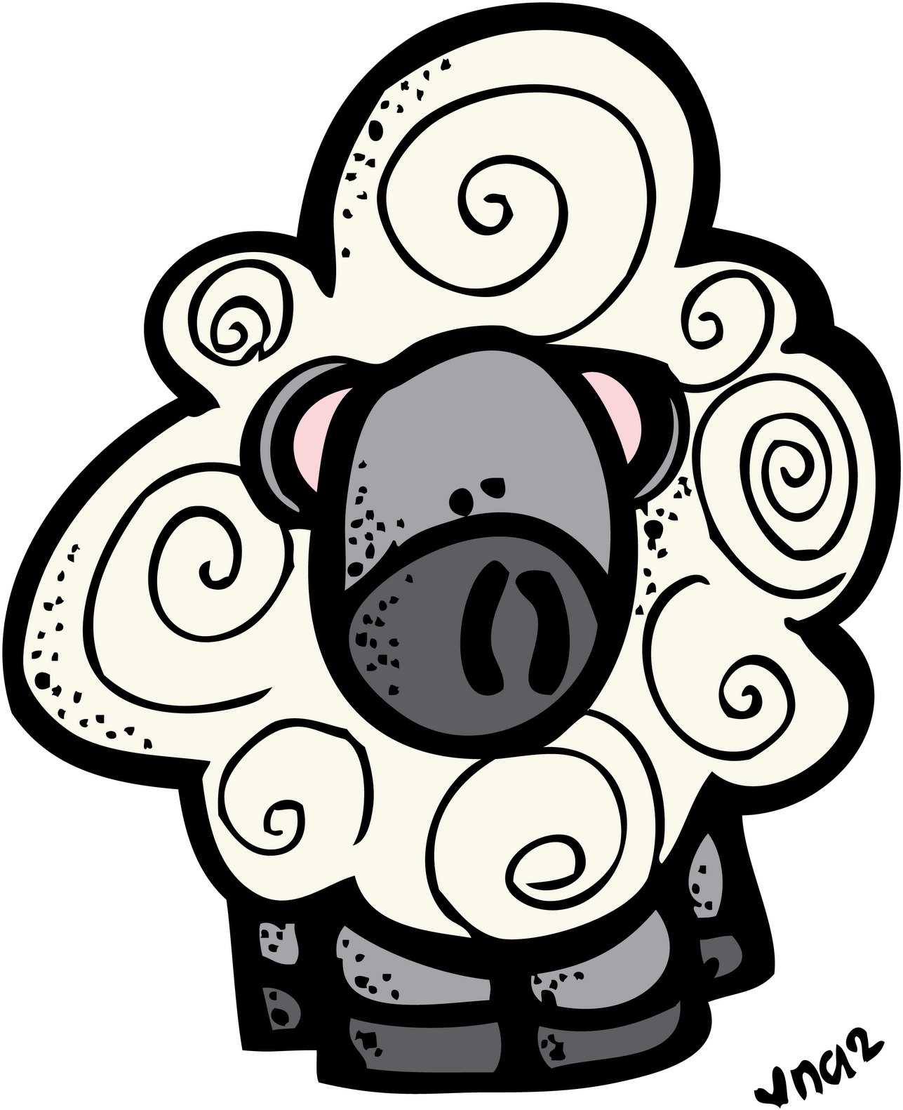 Sheep From Charlotte's Web - Education (1356x1600)