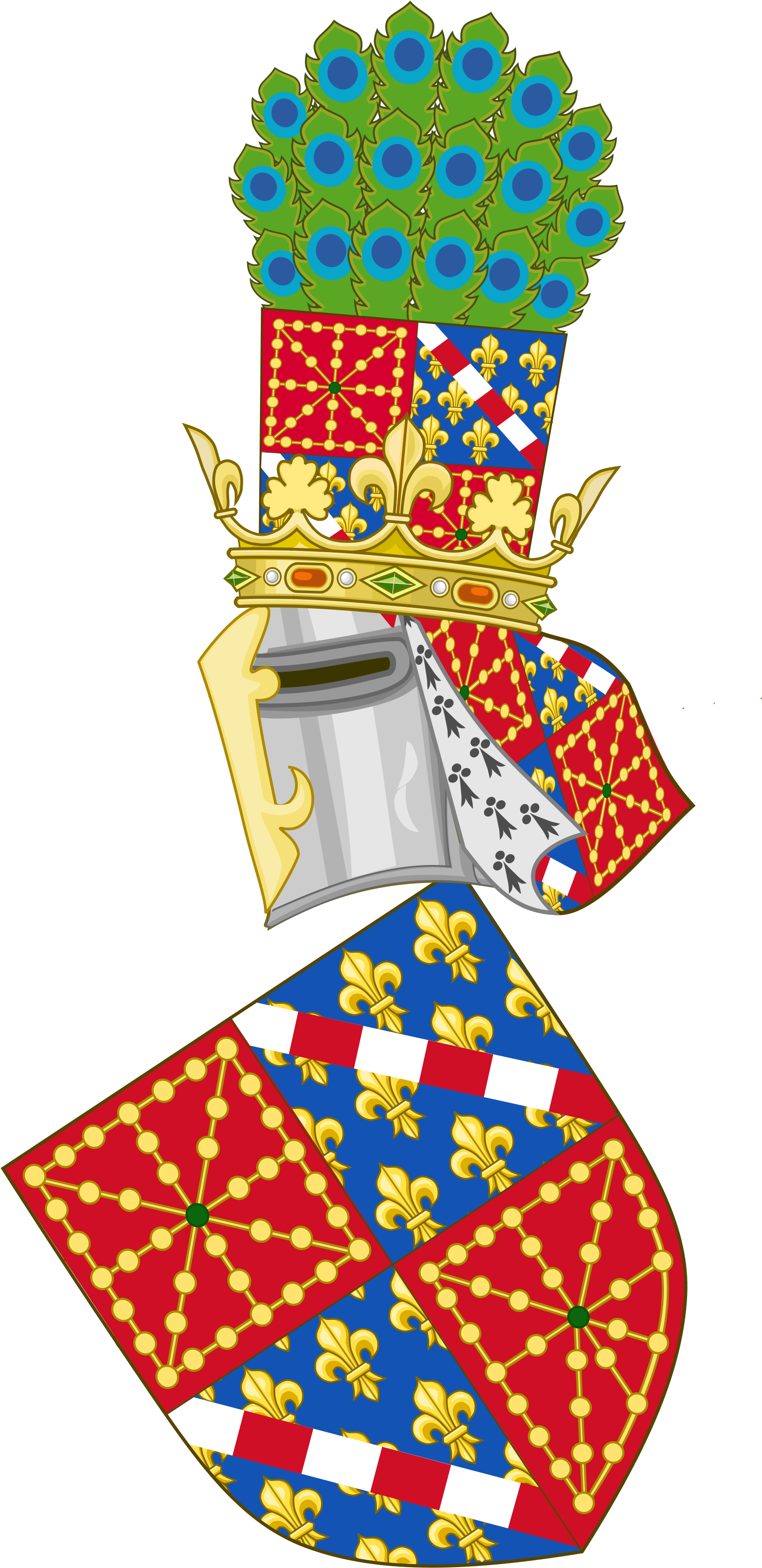 Open - Navarrae Coat Of Arms (2000x3691)