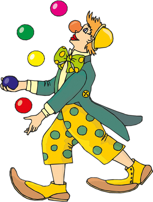 Invest In A Tool Belt To Avoid Holding Items While - Clown Juggling Clipart (606x800)