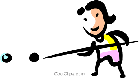 Piscina Jogadores Livre De Direitos Vetores Clip Art - Illustration (480x271)