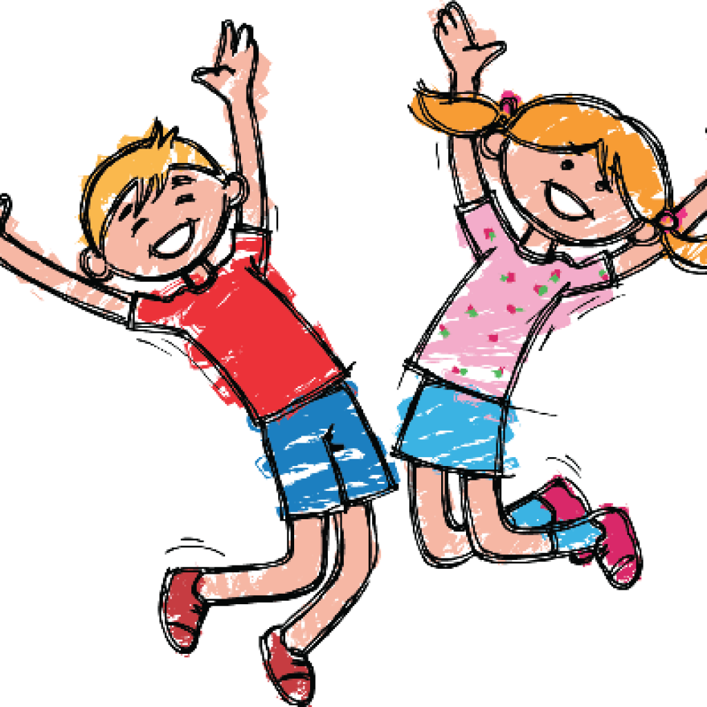 Happy Clipart Happy Clipart At Getdrawings Free For - Happy Kids Boy And Girl (1024x1024)