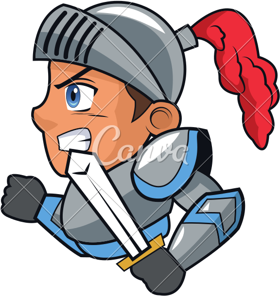 Knight Character With Armor Sword Shield - Knight (800x800)